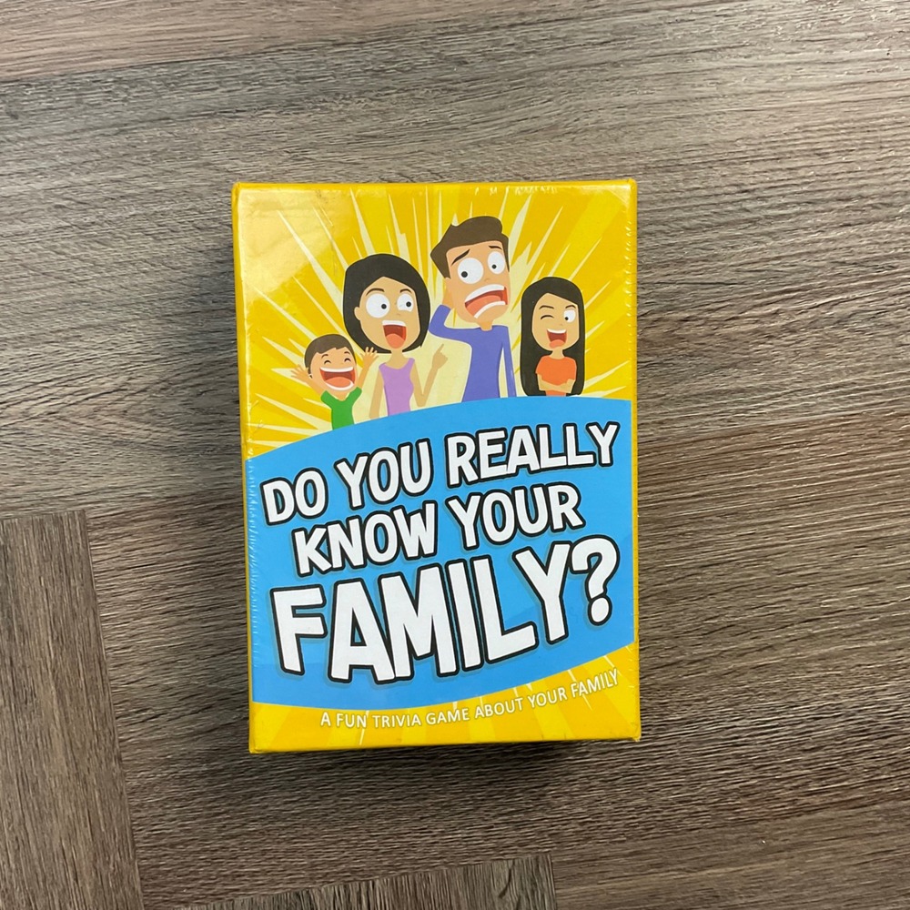 New Do You Really Know Your Family Trivia Card Game ASM Games 200 Cards Sealed